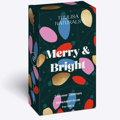 Holiday Shower Steamers - Bergamot Plum