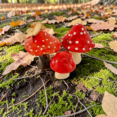 Small Ceramic Mushrooms