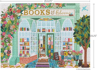 Jigsaw Puzzle - 1000 Piece - Books And Blooms