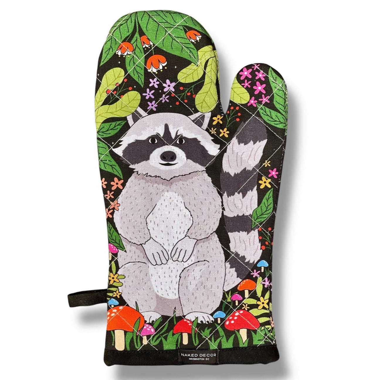 Oven Mitt - Woodland - Raccoon