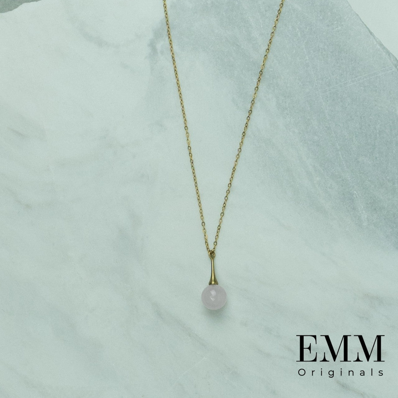 Necklace - Rose Quartz Bead