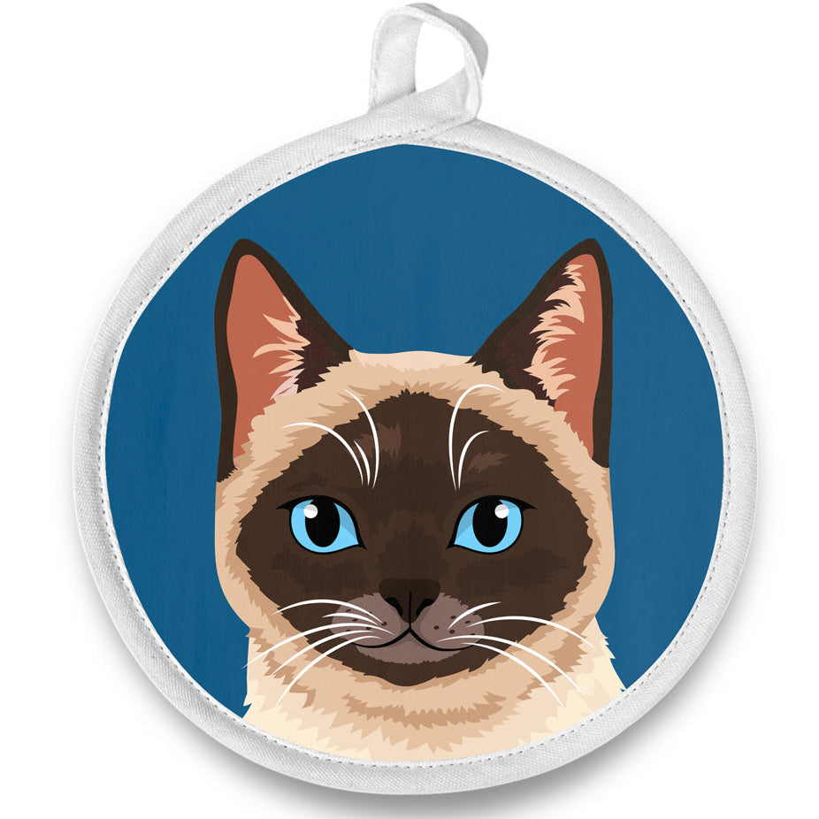 Pot Holder - Round - Siamese