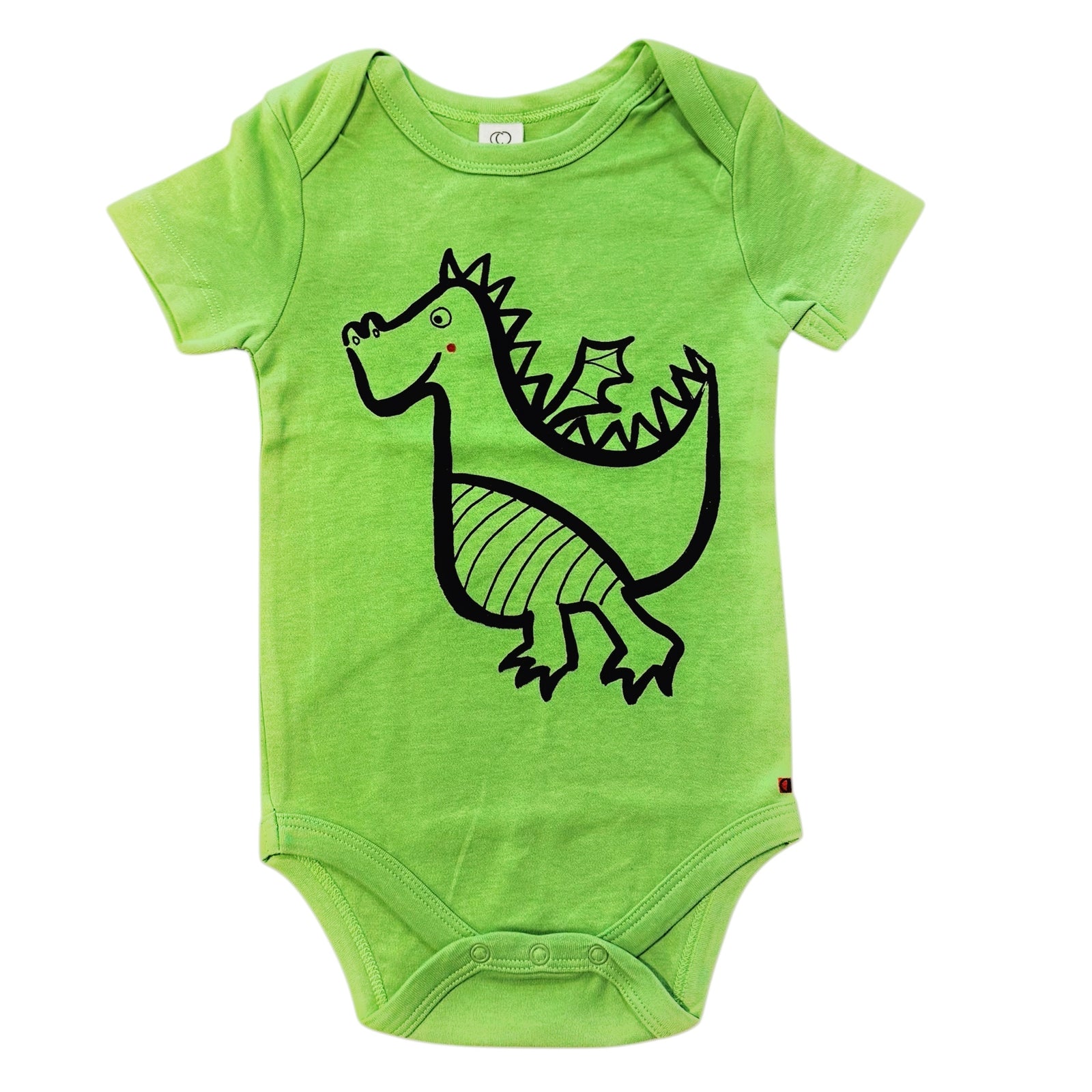 Onesie - Dragon - Short Sleeve - Green
