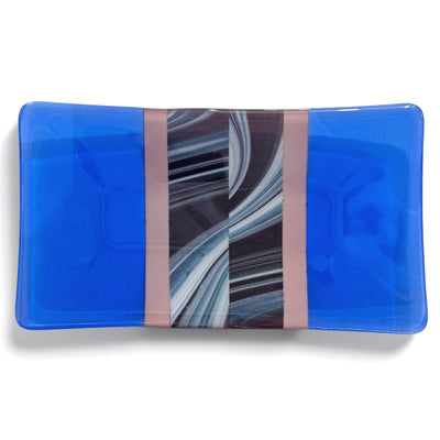 Small Glass Platter - 9"x 5"