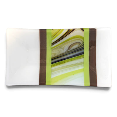 Small Glass Platter - 9"x 5"