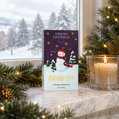 Holiday Shower Steamers - Bergamot Plum