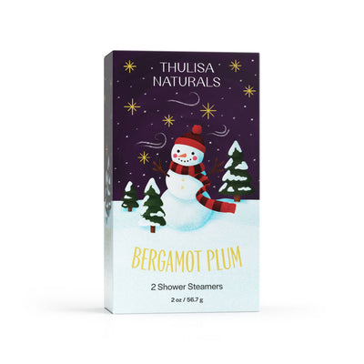 Holiday Shower Steamers - Bergamot Plum