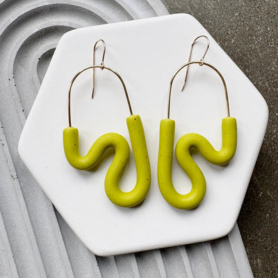 Earrings - Squiggles