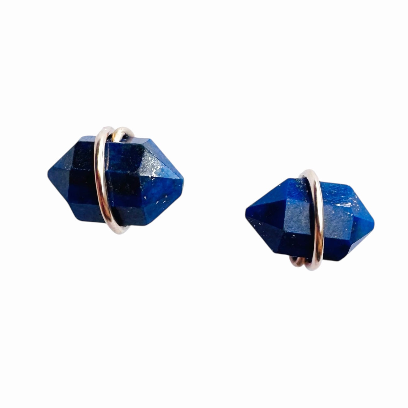 Earrings - Studs - Double Terminated Gemstone