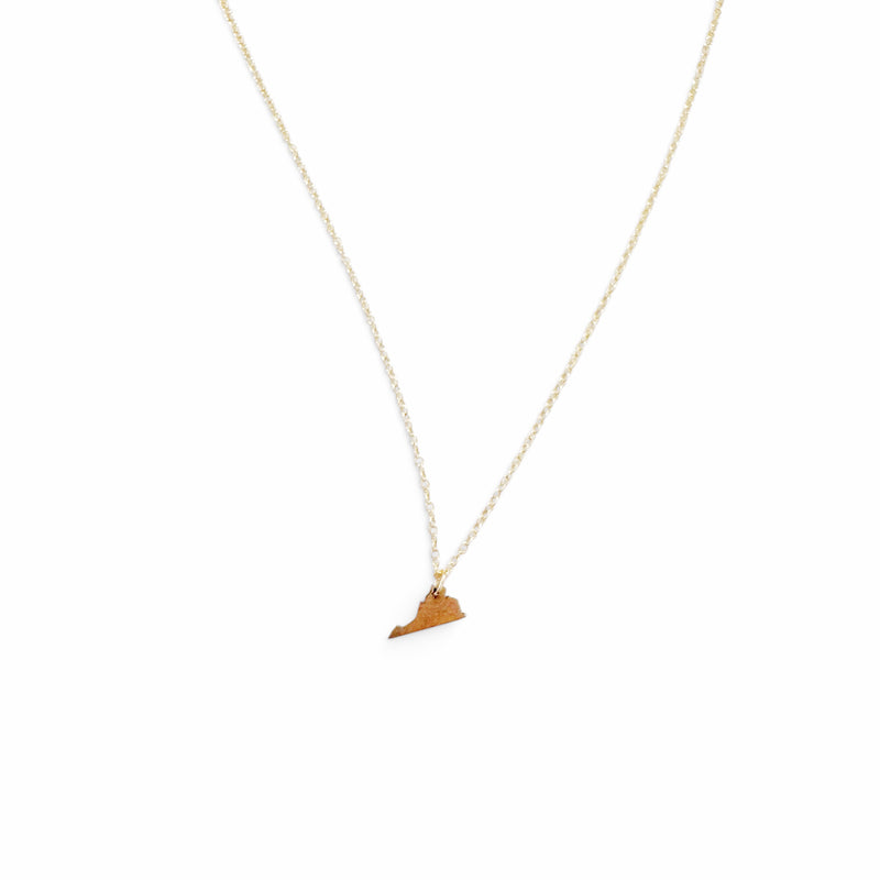 Necklace - State Pendant - Virginia - Gift & Gather