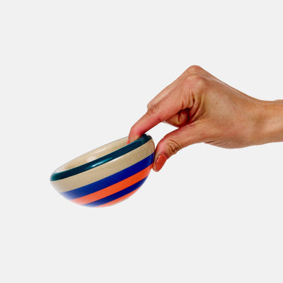 Curvy Bowl - Stripes - Xsmall