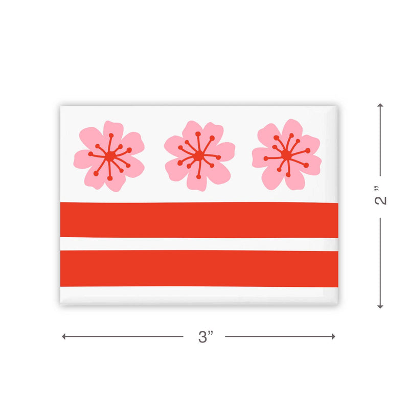 Magnet - DC Blossom Flag