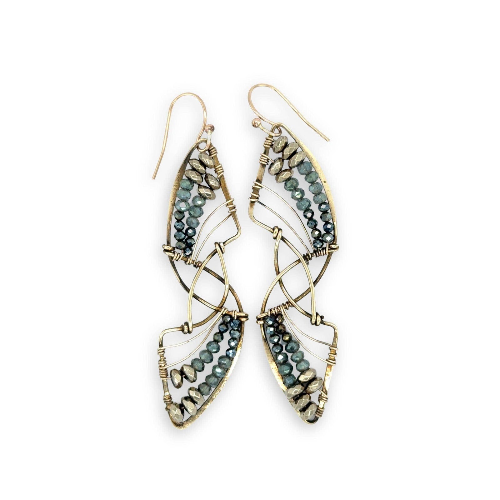 Earrings - Shooting Star Pyrite