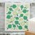Dishcloth with green lemon pattern on a kitchen counter