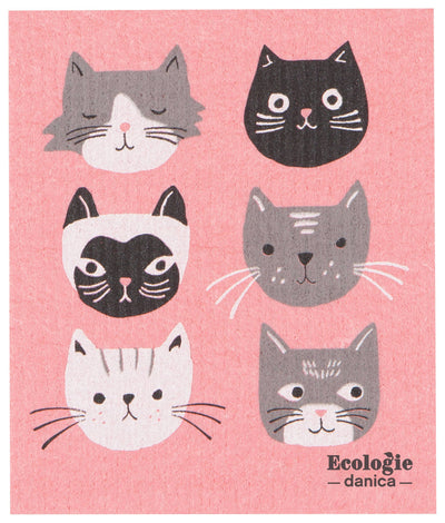 Swedish Dishcloth - Cats Meow