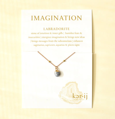 Necklace - Healing Stone with Quote