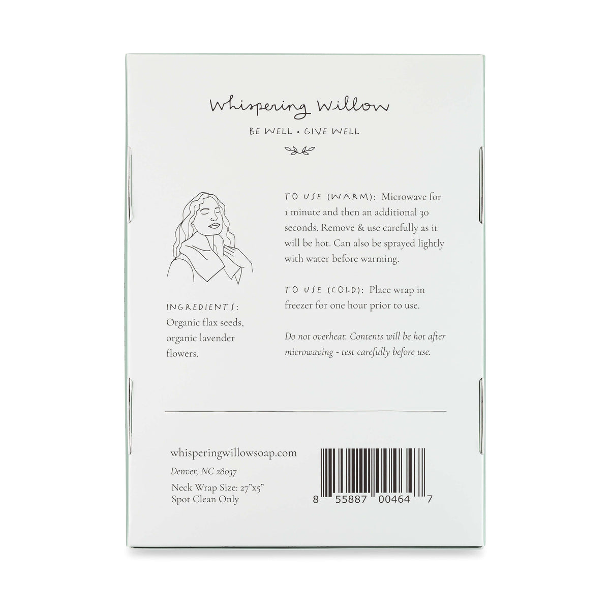 Neck Wrap - Lavender - Tranquil Gray
