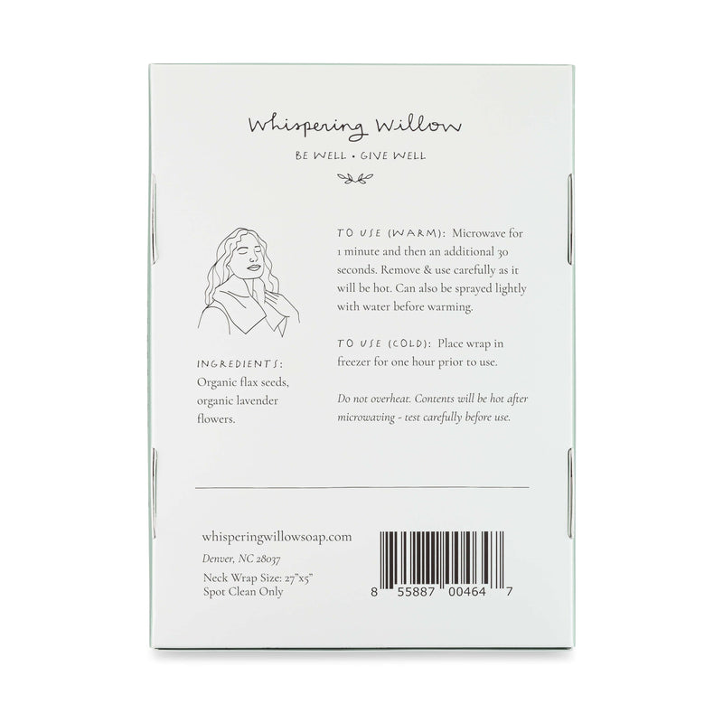 Neck Wrap - Lavender - Tranquil Gray