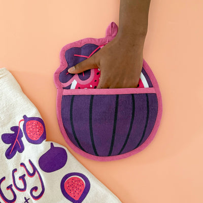 Pot Holder w/ Pocket - Fig