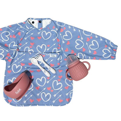 The Grayson Long Sleeve Bib - Love Struck