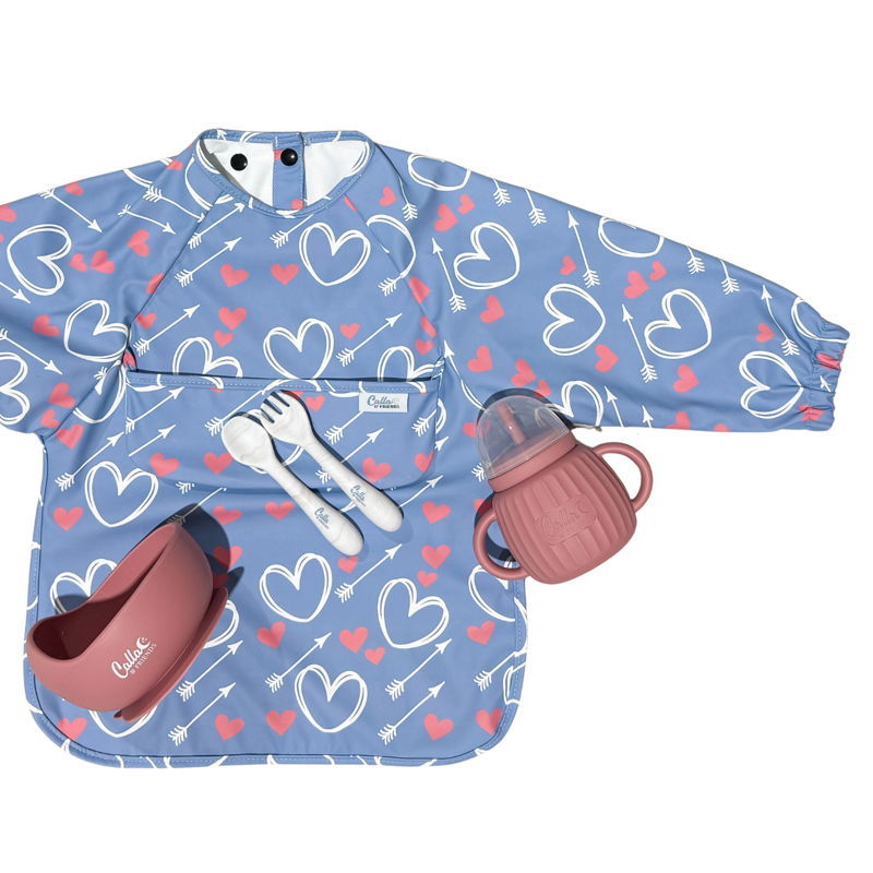 The Grayson Long Sleeve Bib - Love Struck