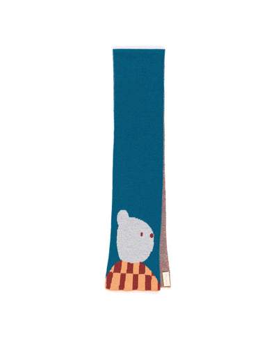 Beary Warm Mini Scarf: Corduroy in Organic Cotton