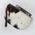 Cowhide Wristlet - Half Moon