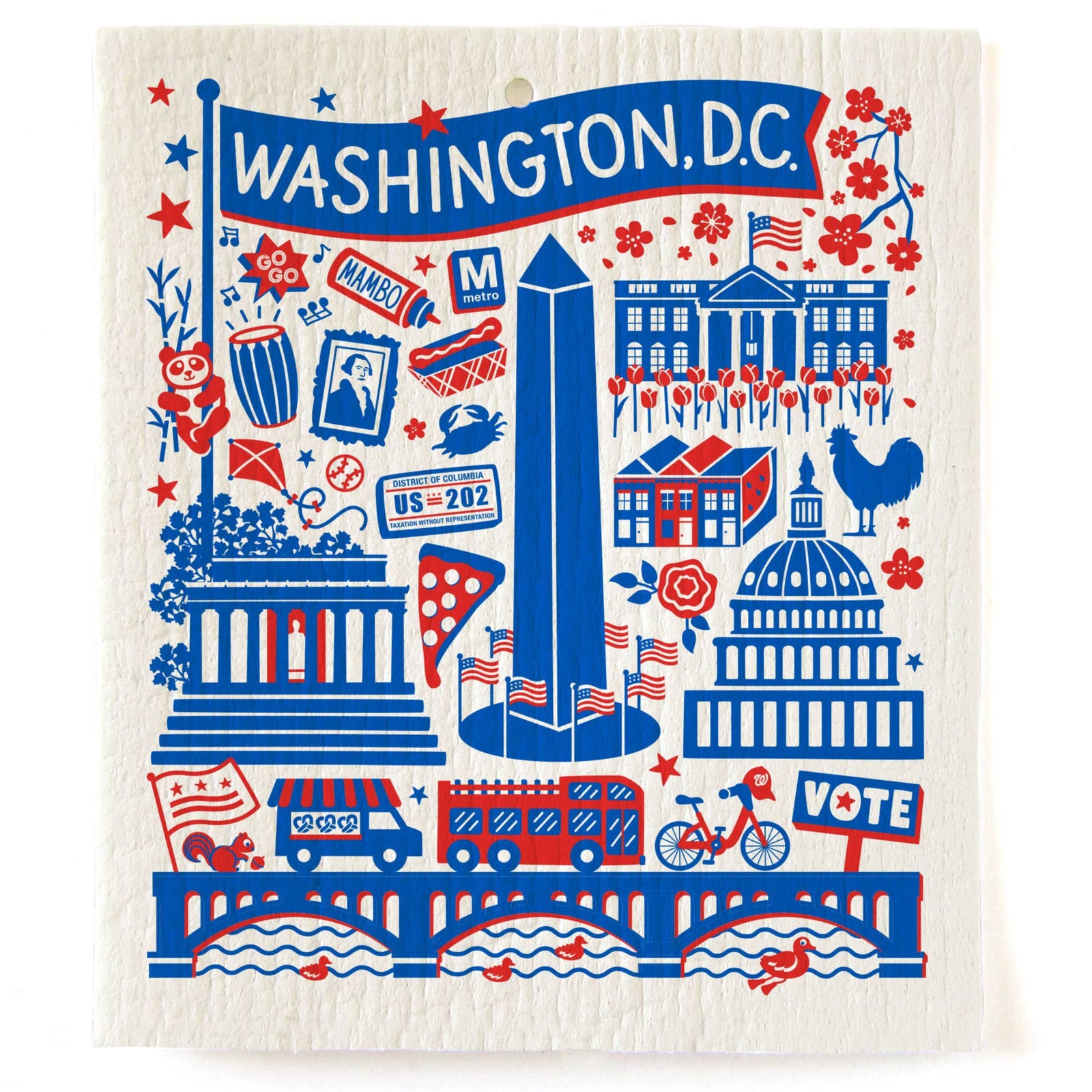 Sponge Cloth - Washington DC Landmarks