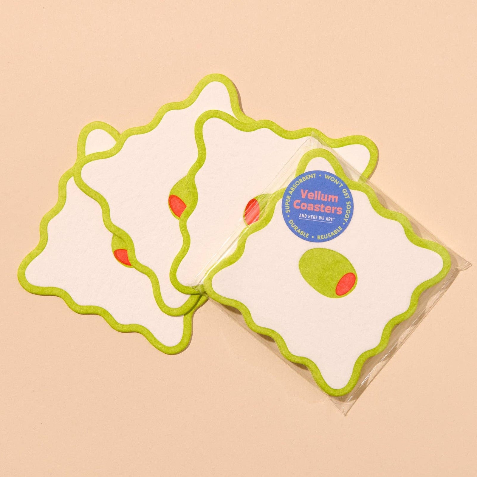 Coasters—Crudité - Olive