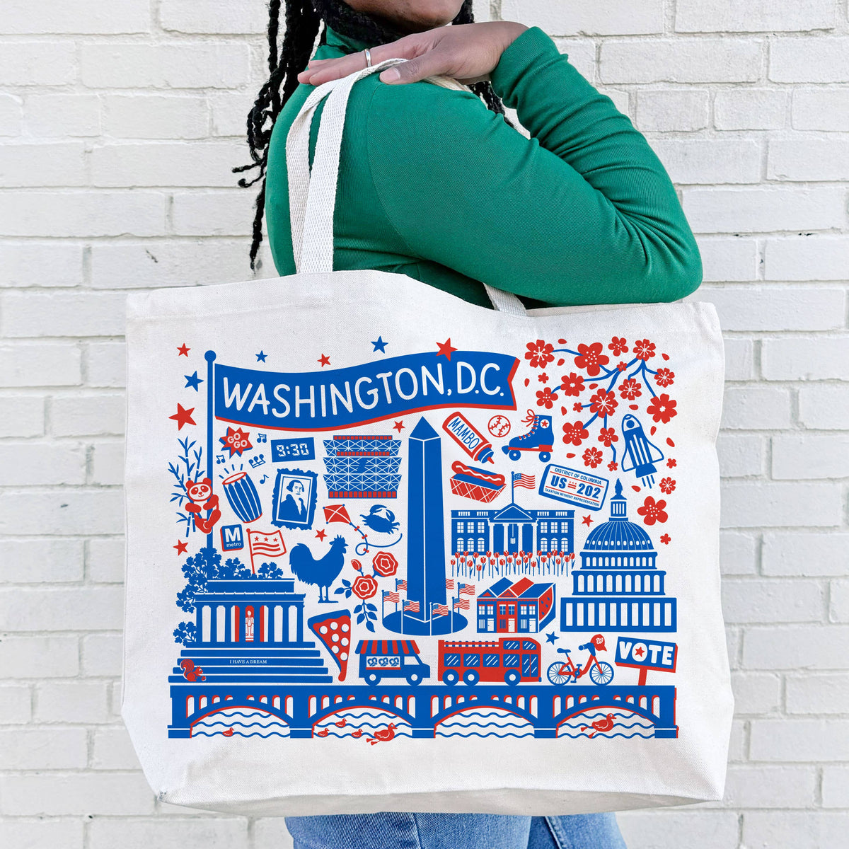 Tote Bag - Washington DC Landmarks