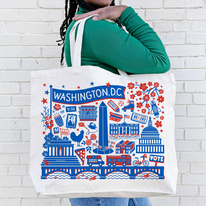 Tote Bag - Washington DC Landmarks