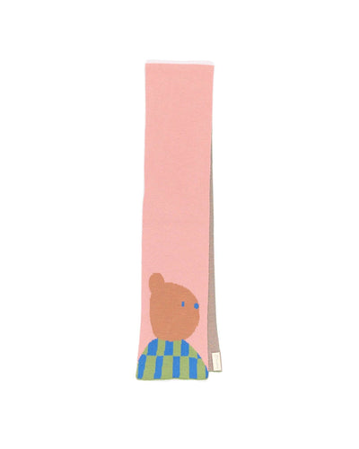 Beary Warm Mini Scarf: Rupert in Merino Wool