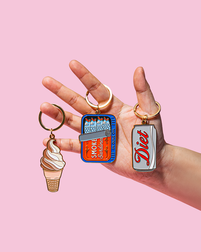 Keychain Bag Charm - Diet Soda Can