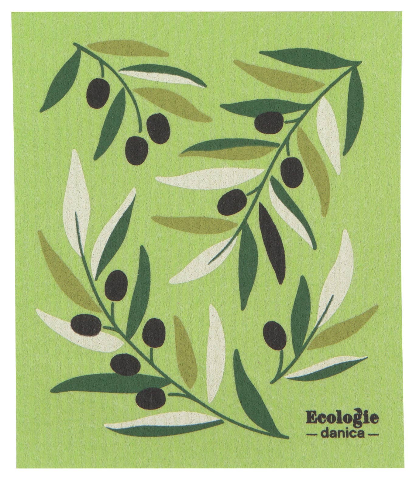 Swedish Dishcloth - Olives