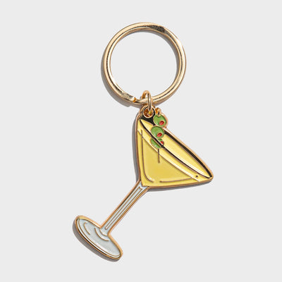 Keychain Bag Charm - Olive Dirty Martini