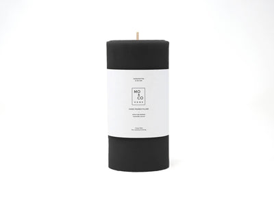 Beeswax Pillar Candles - Charcoal - Gift & Gather