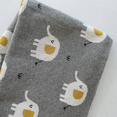 Blanket & Lovey Gift Set - Elephant - Grey Heather - Gift & Gather