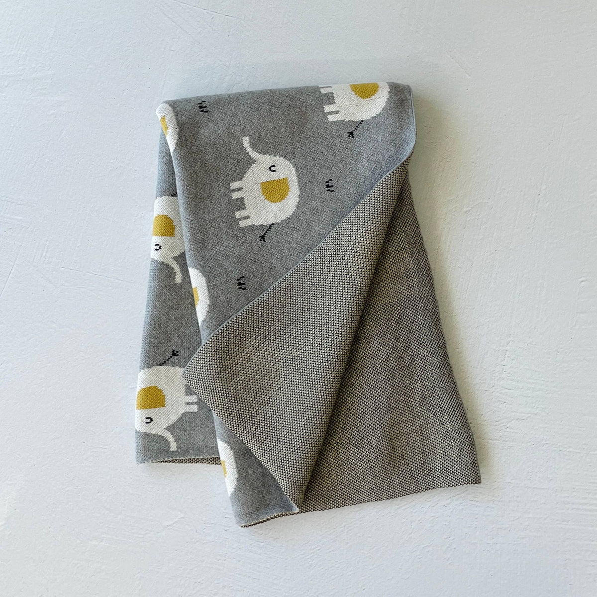 Blanket & Lovey Gift Set - Elephant - Grey Heather - Gift & Gather