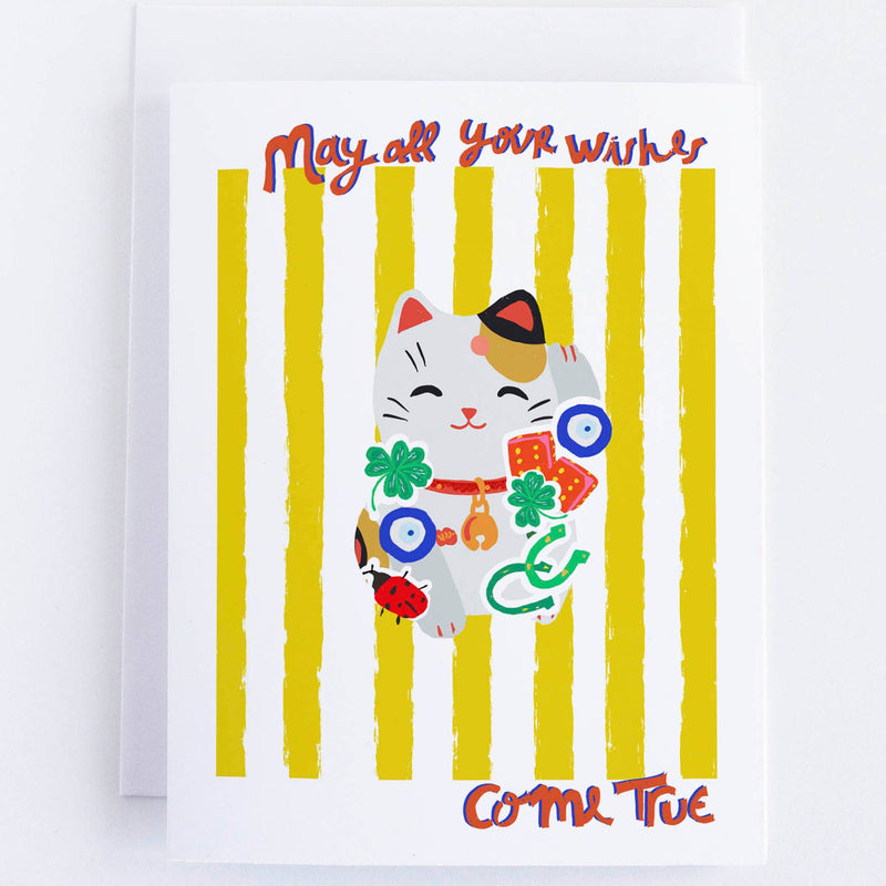 Greeting Card May Your Wishes Come True