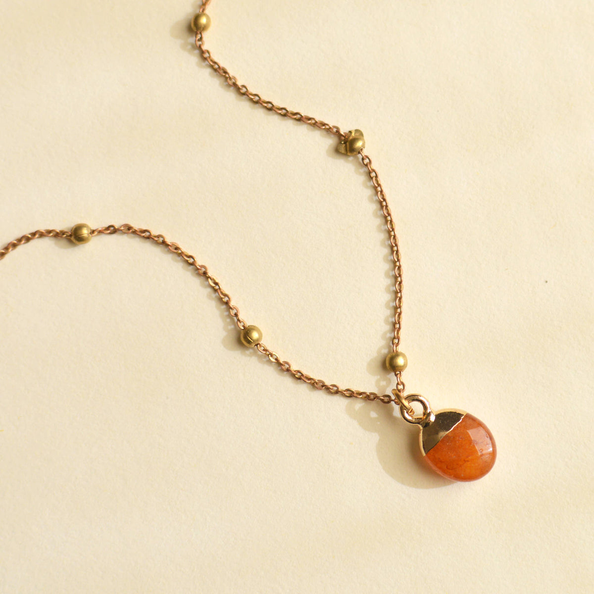 Necklace - Healing Stone with Quote