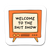 Cartoon-style television with 'Welcome to the Shit Show' text on a white background