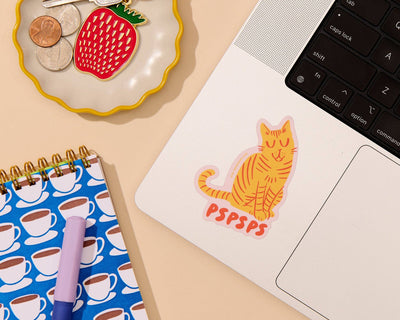 Sticker - Striped Cat Pspsps