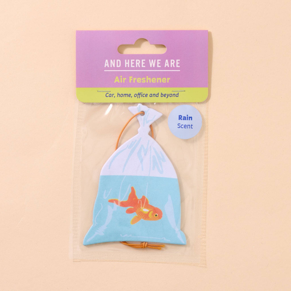 Air Freshener - Goldfish in a Bag - Rain Scent