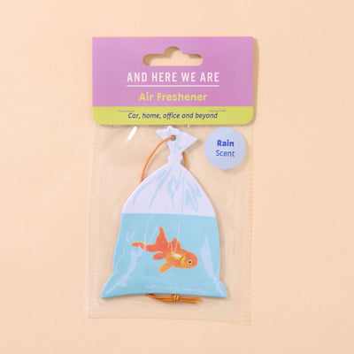 Air Freshener - Goldfish in a Bag - Rain Scent