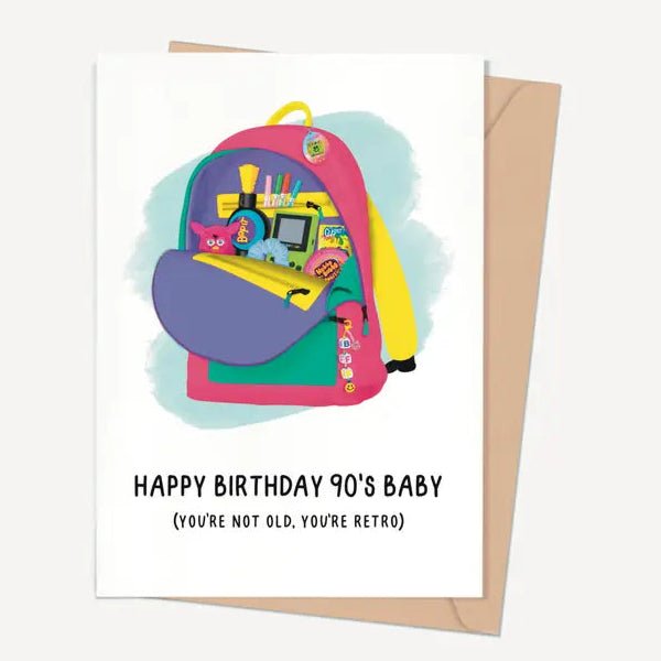 Card - 90's Baby Birthday - Gift & Gather