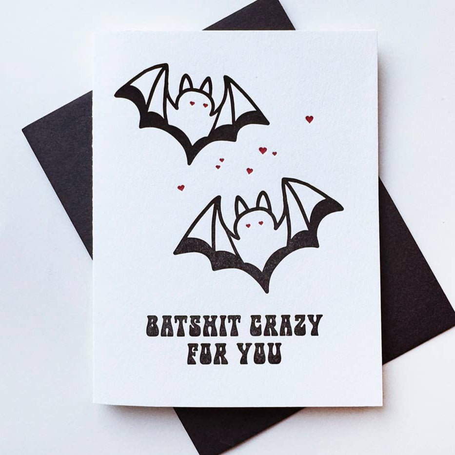 Card - Batshit Crazy for You - Gift & Gather