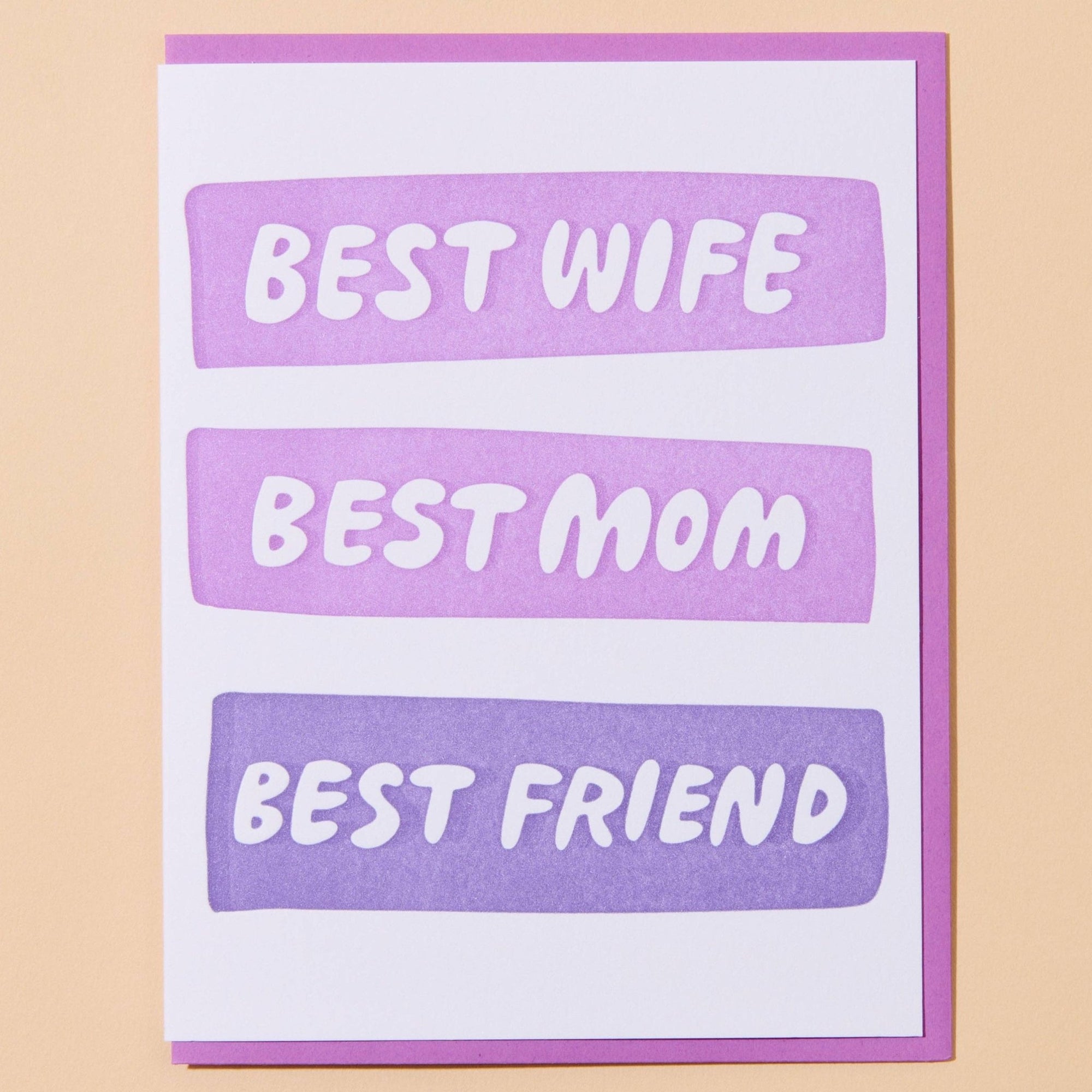 Card - Best Wife/Mom/Friend - Gift & Gather