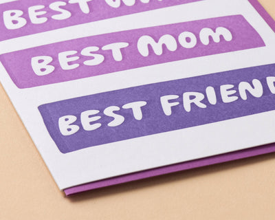 Card - Best Wife/Mom/Friend - Gift & Gather