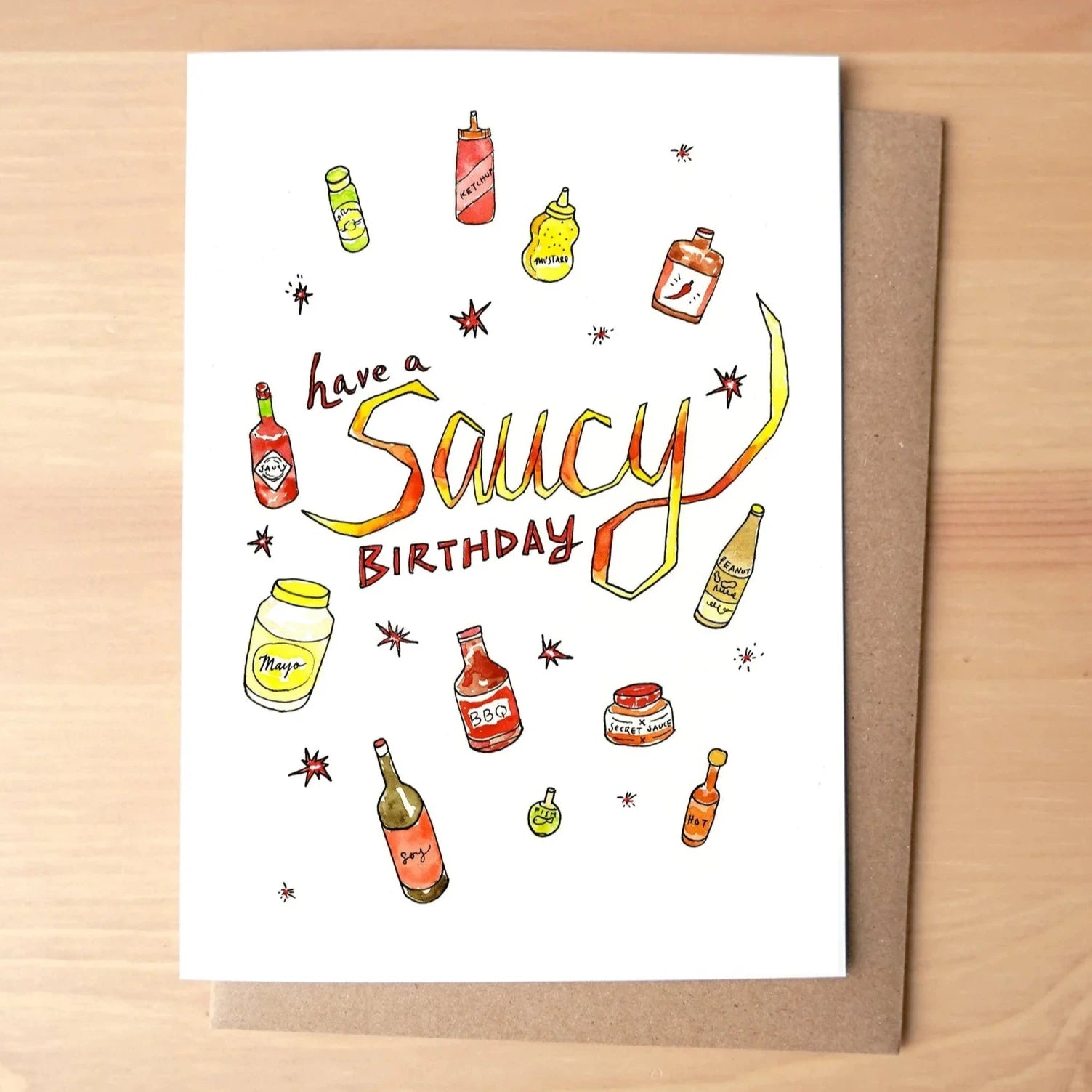 Card - Saucy Birthday - Gift & Gather