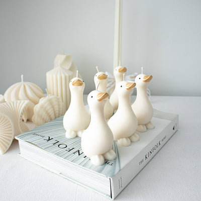 Goose Candle, Farmhouse Animal Candle Decor